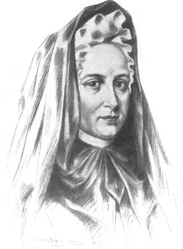 Engraved portrait of Madame Guyon